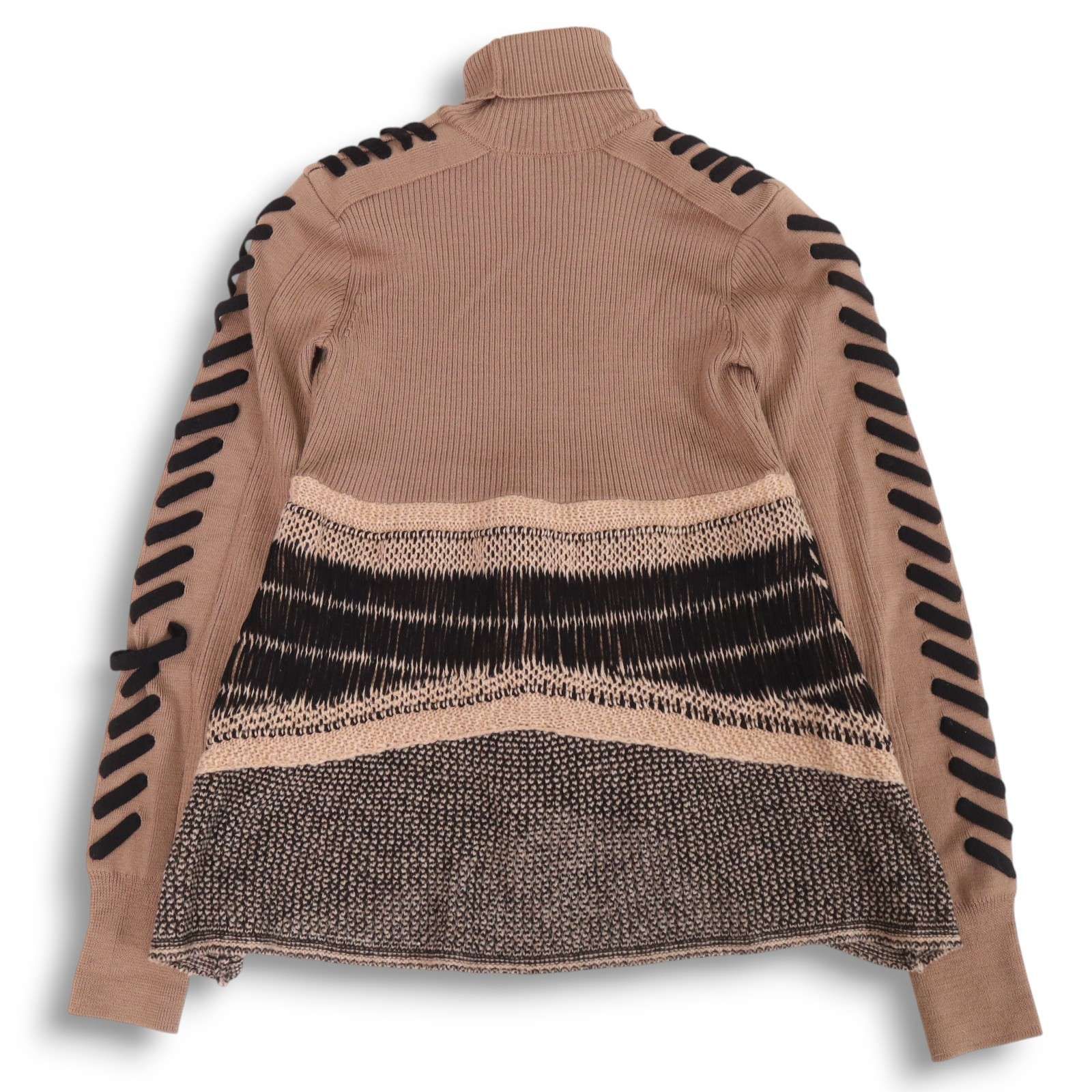 Mame Kurogouchi マメクロゴウチ Exotic Pattern Peplum Knit ウール