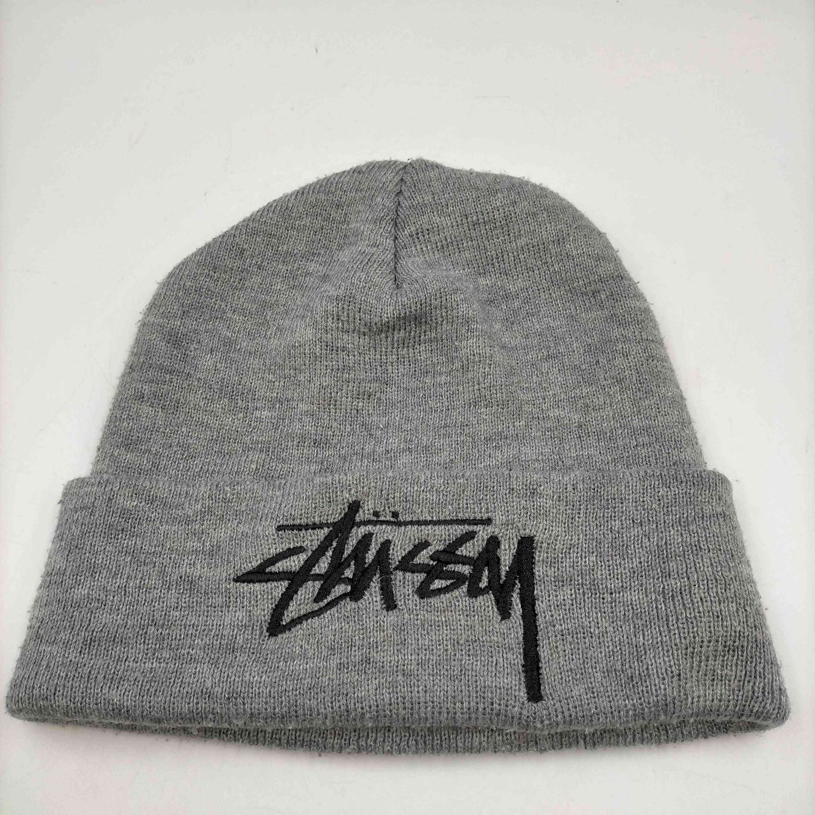 ステューシー Stussy ロゴ刺繍 アクリルニット帽 メンズ 表記無 - メルカリ