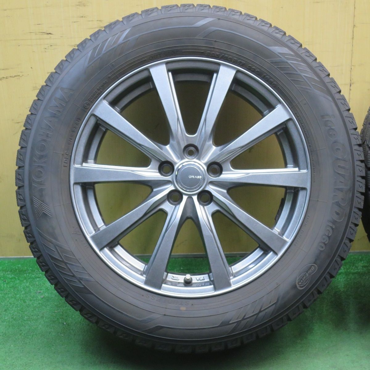 バリ溝 21年 キレイ 9.5分 XV 等 225 60R17 スタッドレス ヨコハマ アイスガード iG60 GRASS グラス 17インチ PCD100 5H 5093007NJス USTAUSTRALIA_COM_AU