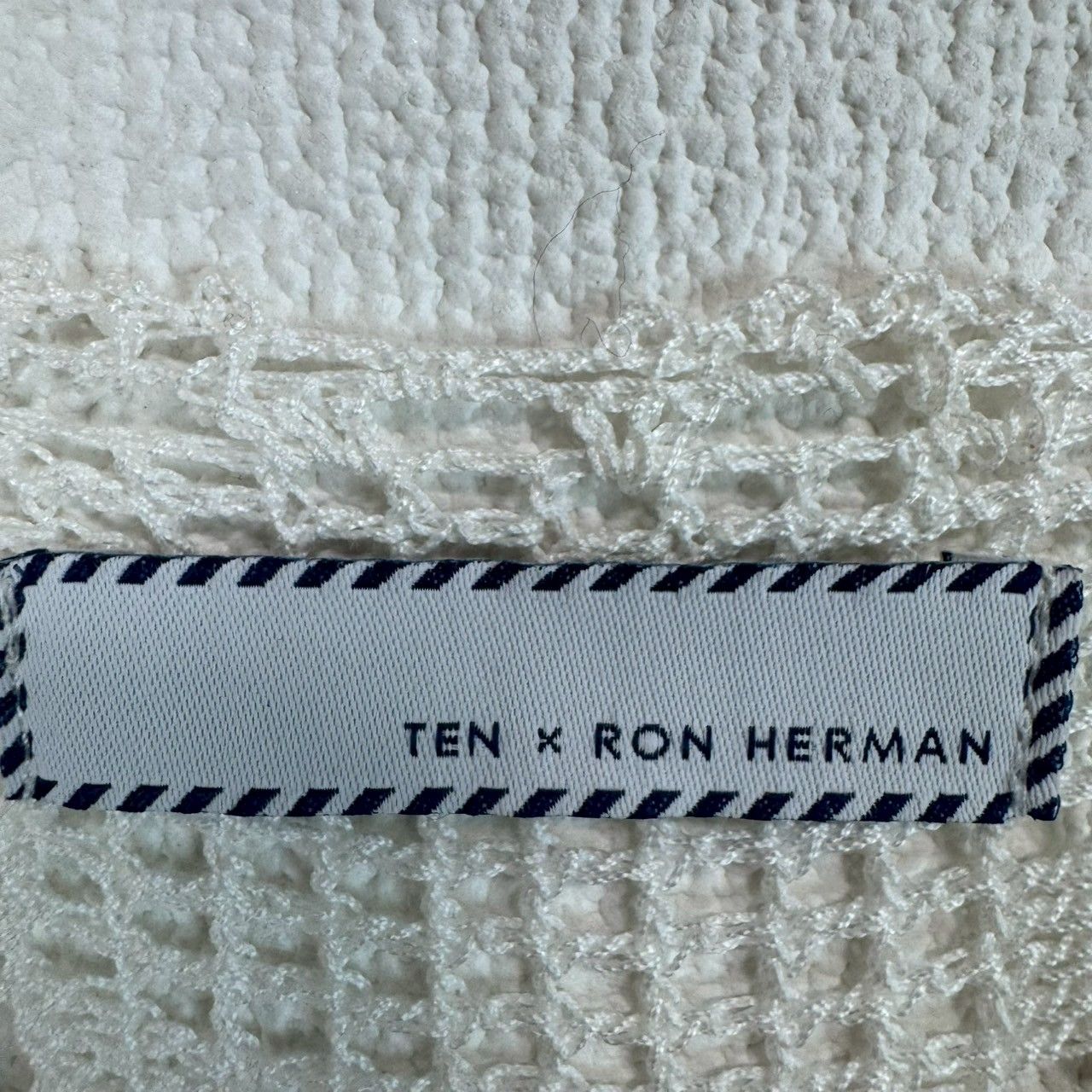 TEN × RON HERMAN テン × ロンハーマン ワンピース ノースリーブ 刺繍 