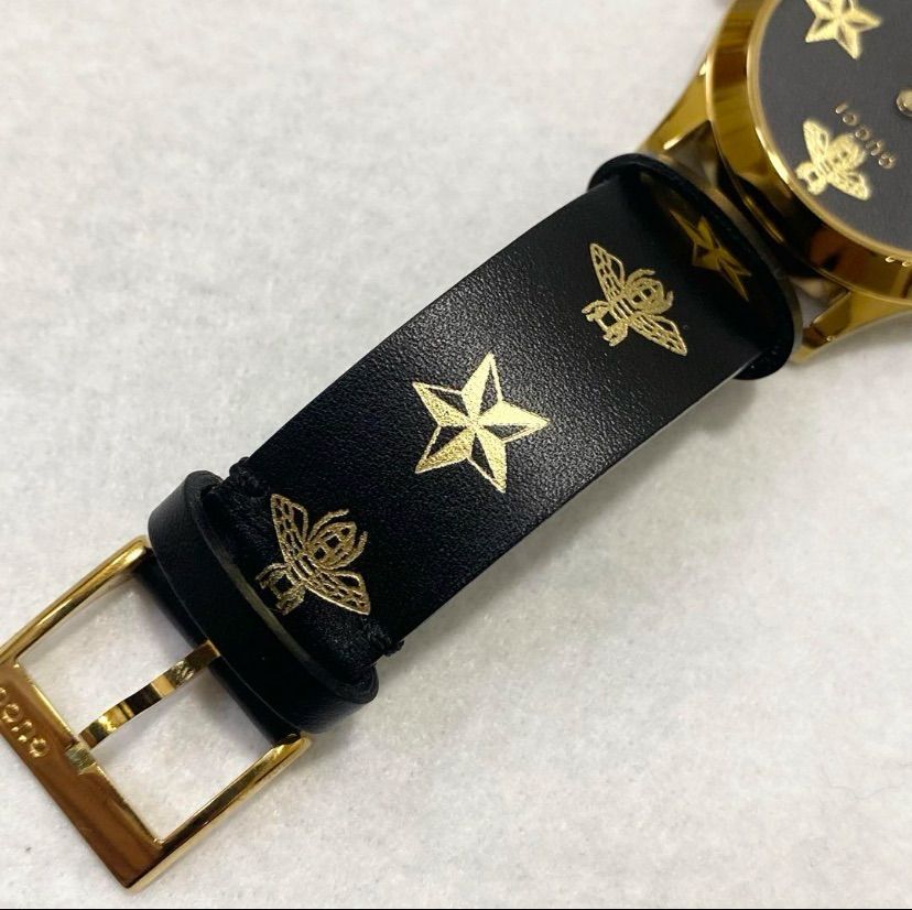 極美品・激レア 】GUCCI グッチ Gタイムレス 腕時計 蜂 星 126.4