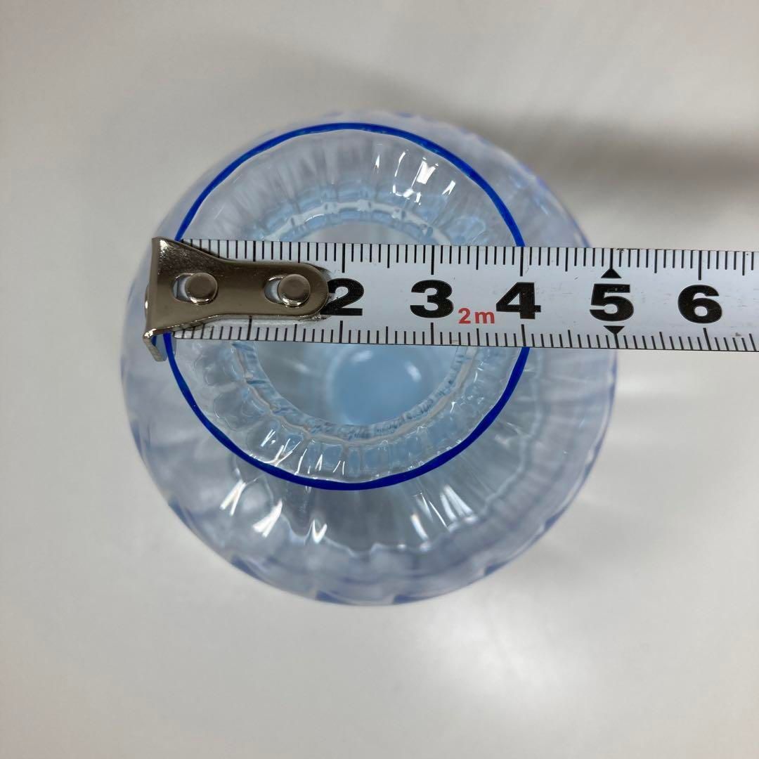 ☆洋3 バカラ アレーユ ブルー フラワーベース 高さ11㎝ 東な6