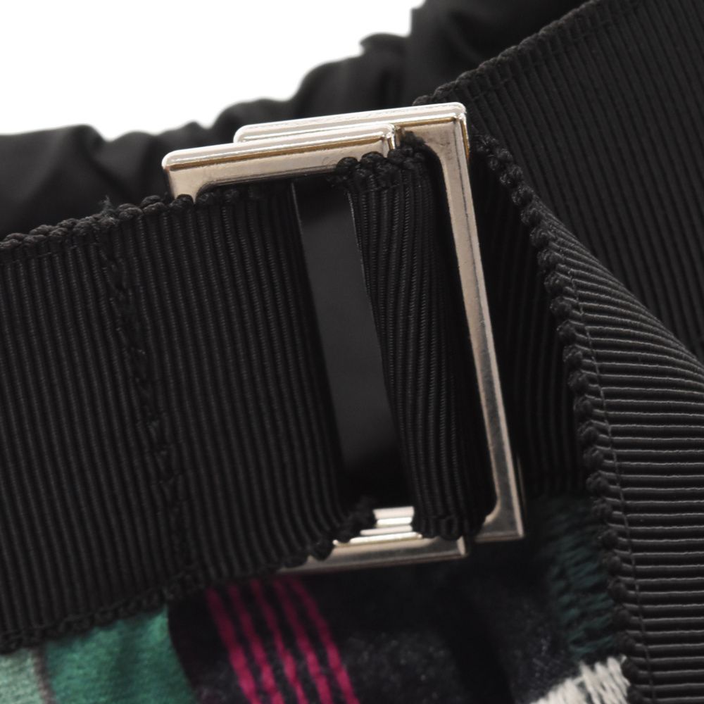 Sacai (サカイ) 18SS チェック ラップ ロングスカートレディース