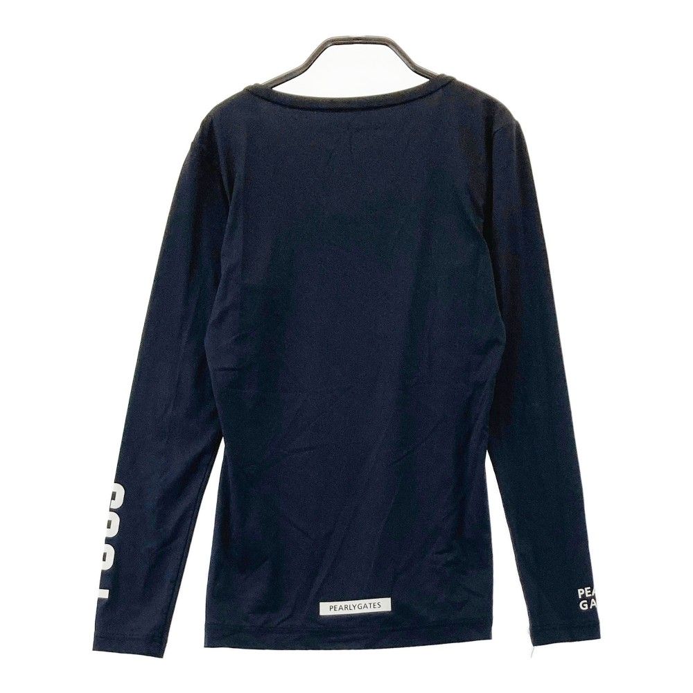 サイズ：1 PEARLY GATES パーリーゲイツ インナー長袖Tシャツ ネイビー