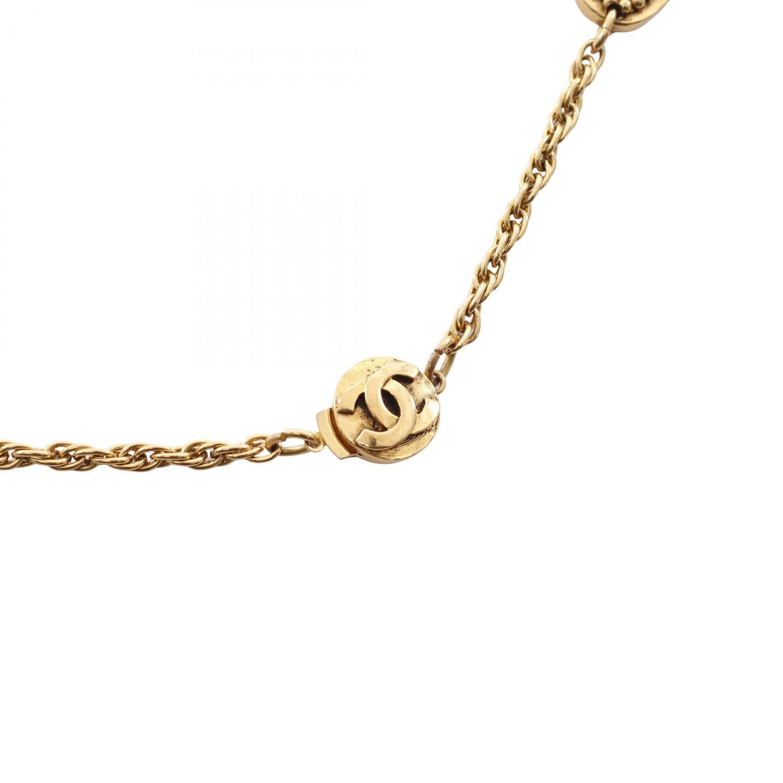 CHANEL/シャネル ココマーク 希少 ロゴ チェーン ベルト a_083 CHANEL/シャネル ココマーク 希少 ロゴ チェーン ベルト a_083