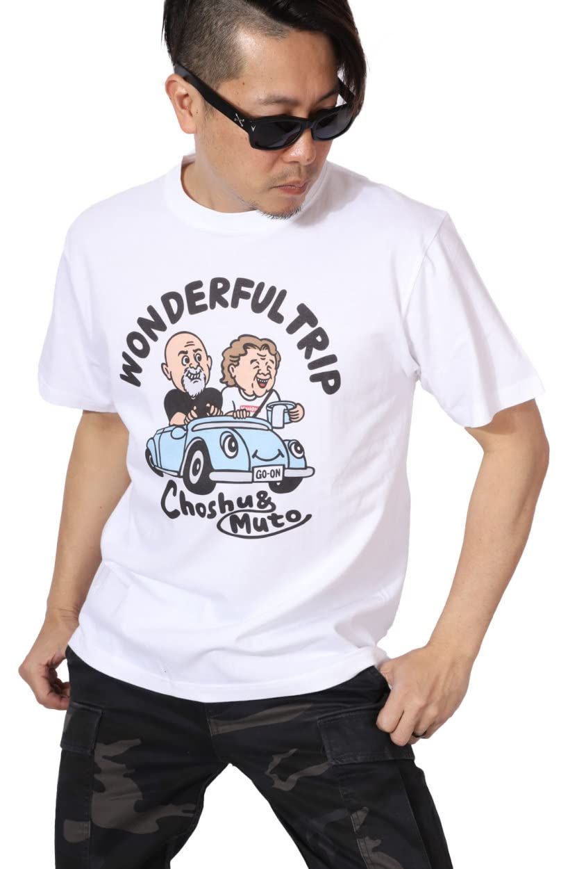 [長州力] 武藤敬司 半袖 Tシャツ [ワンダフルトリップ] MCST-2104 プロレス オフィシャル正規品 ホワイト XL [ホワイト] [XL]
