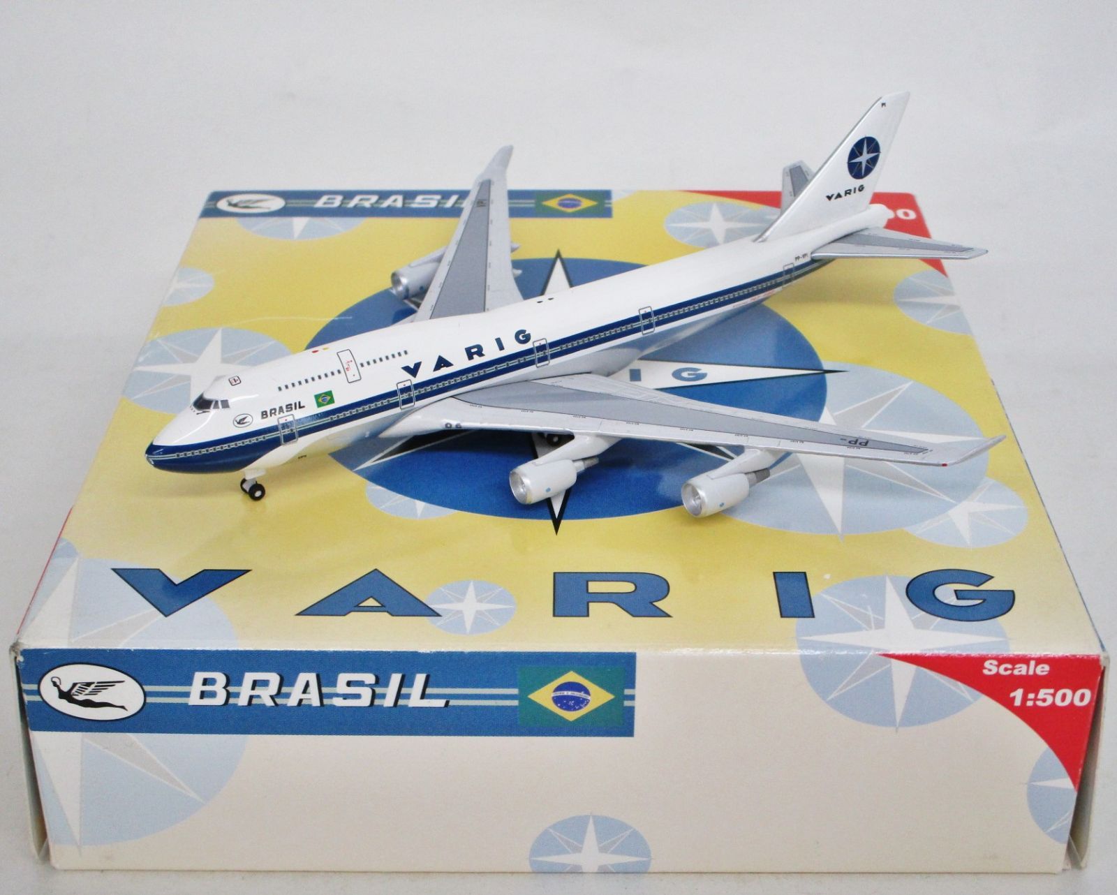 ビッグバード 1/500 B747-400 ヴァリグ・ブラジル航空 PP-VPI【D