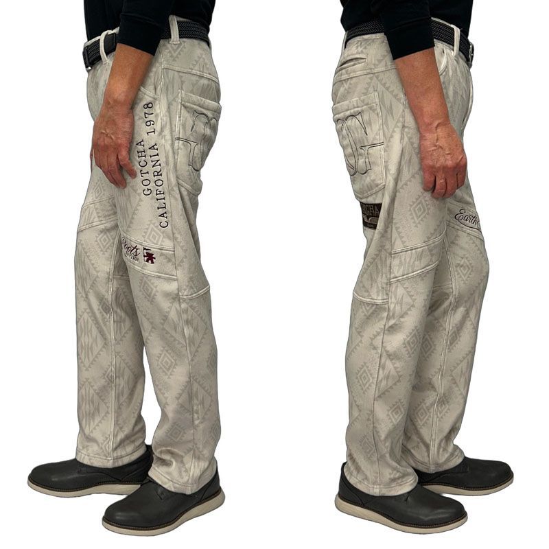 サイズ選択可】 GOTCHA GOLF ガッチャゴルフ メンズ ロングパンツ 裏