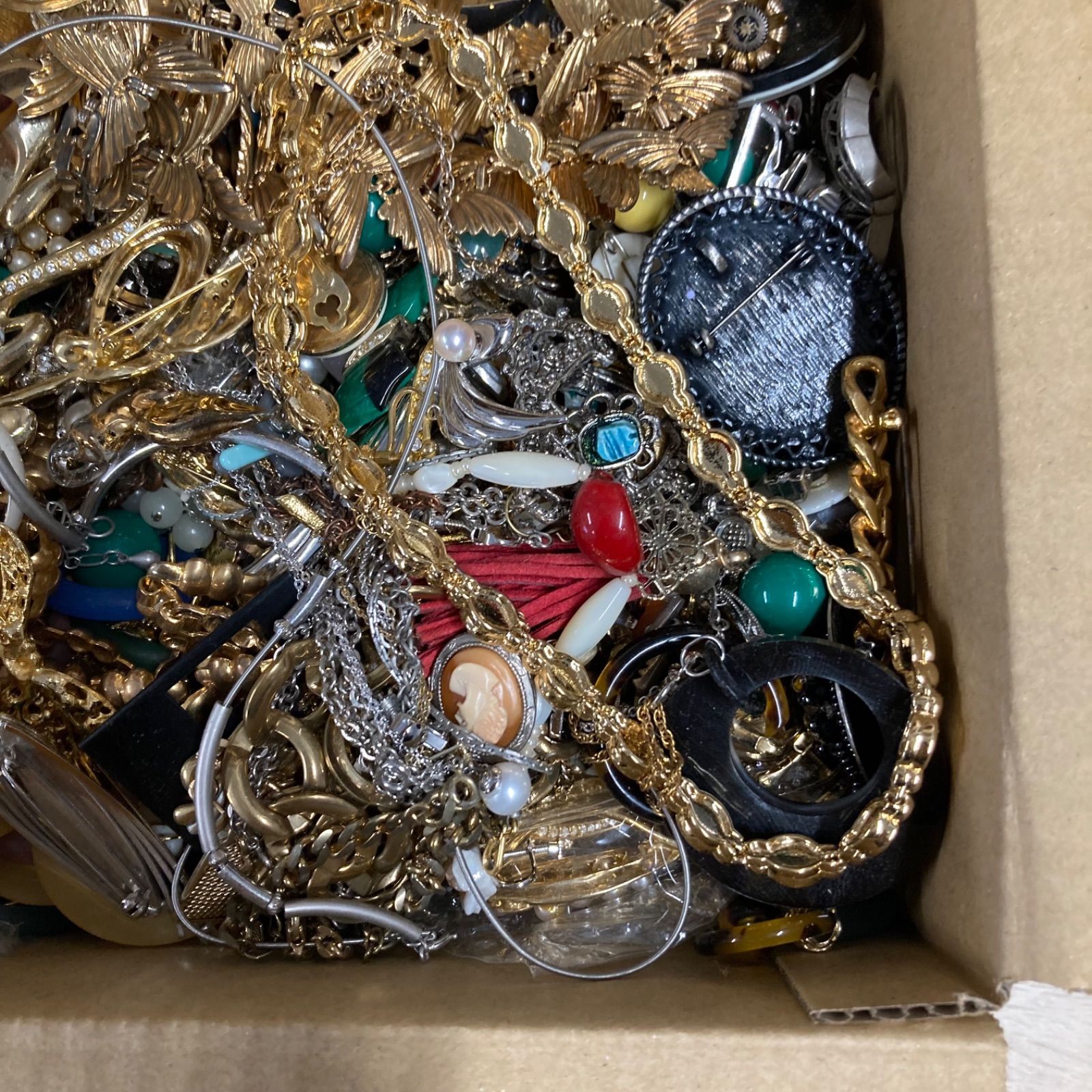 総重量約5kg】アクセサリー ネックレス イミテーション 仕入れまとめ13