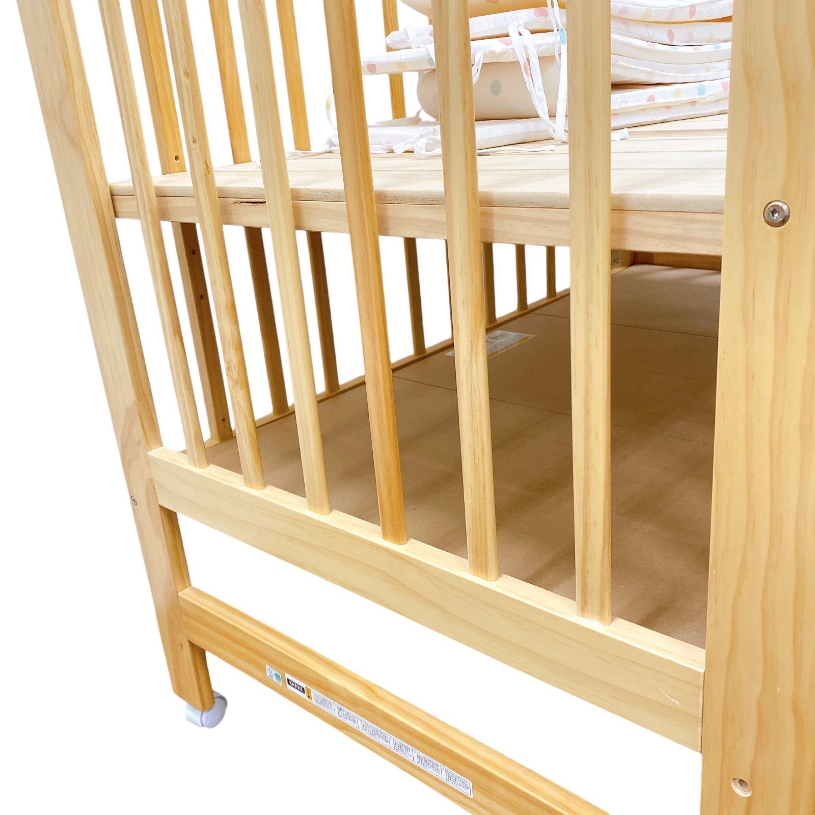 KATOJI 木製ベビーベッド 下段収納付き 岡山市 倉敷市 【楽天市場