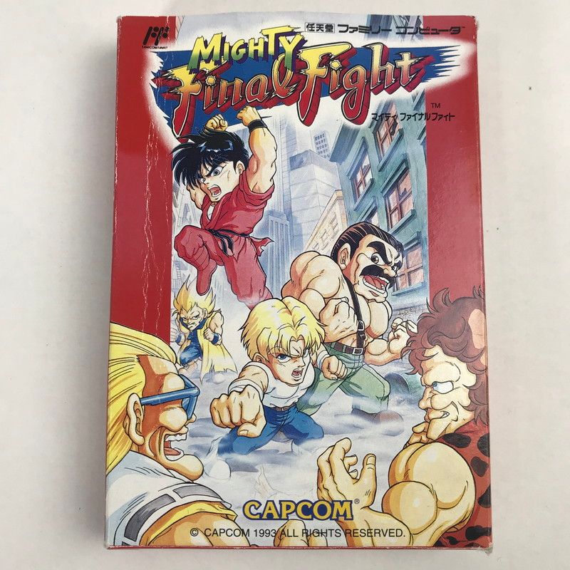 品 マイティ ファイナルファイト ファミコン FC レトロゲーム ゲームソフト 内箱 箱傷みあり 023-251025-io-33-fuz
