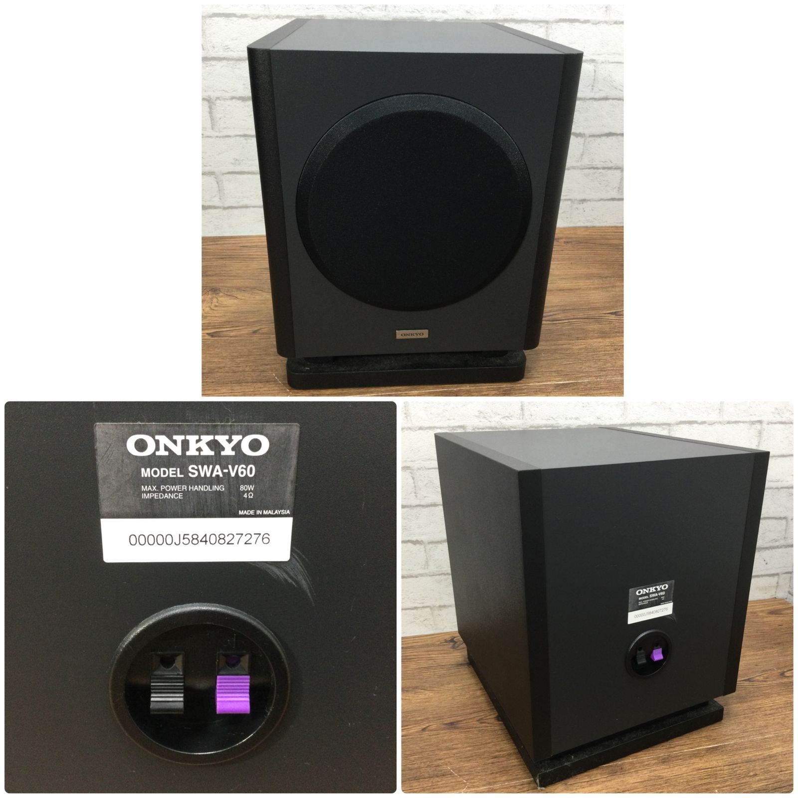 8306 ONKYO オンキヨー TX-L50 SWA-V60 D-109XM 2.1ch
