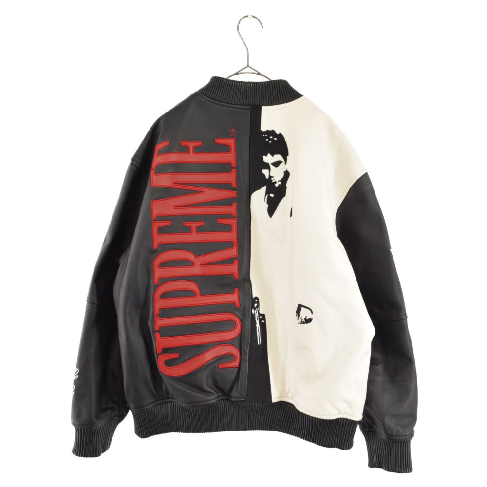 SUPREME (シュプリーム) 17AW Scarface Embroidered Leather Jacket