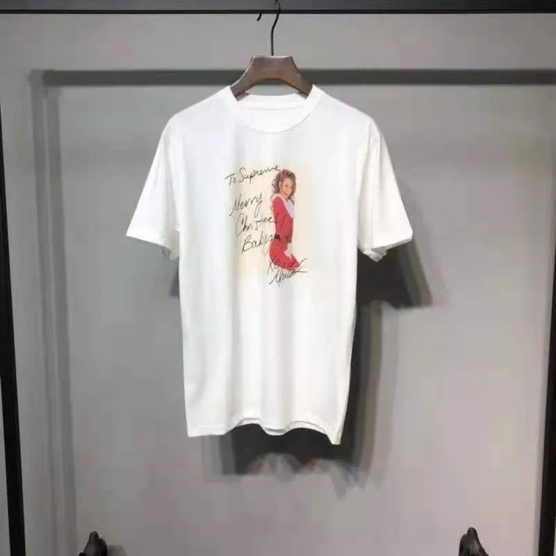 高人気Supreme シュプリーム 20AW Mariah Carey Tee マライヤキャリー フォトプリント 半袖Tシャツ L ホワイト メンズ M