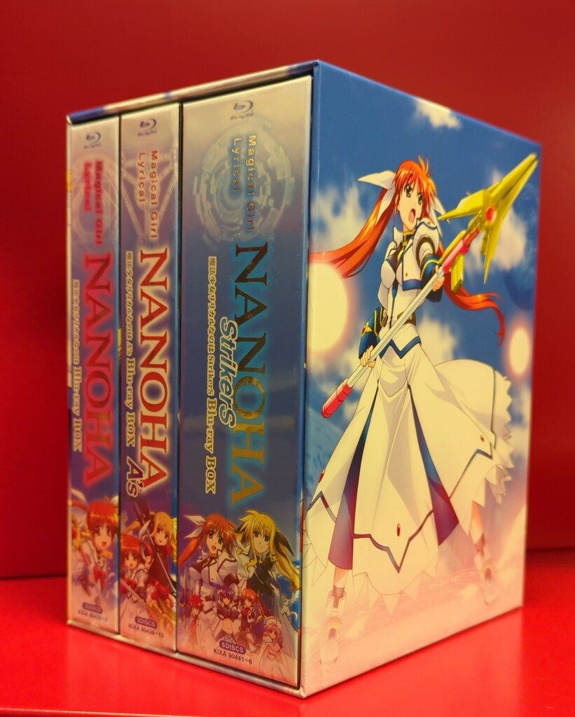 アニメBlu-ray アニメイトBOX付 魔法少女リリカルなのは Blu-ray BOX 全3BOXセット 各BOX未開封 全巻BOX使用