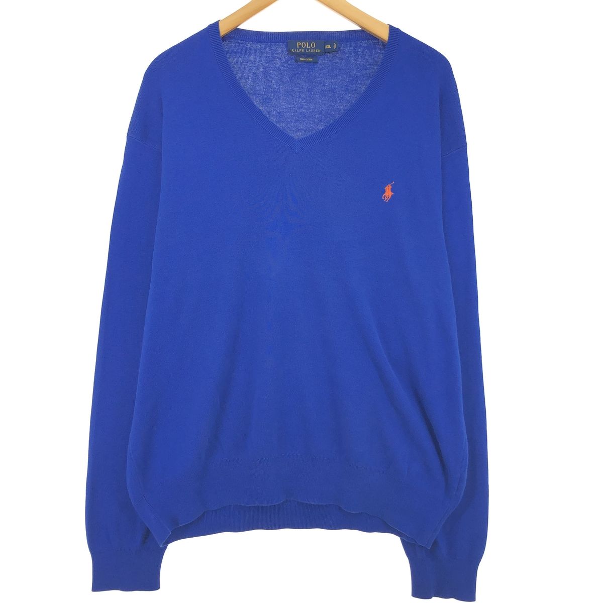 古着 ラルフローレン Ralph Lauren POLO RALPH LAUREN Vネック ニットセーター メンズXXL/eaa389520