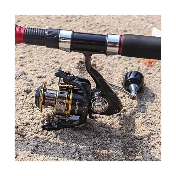 スピニングリール 遠投 エギングリール 超軽量 淡水釣り海釣り SW-6000 1/5 スポーツ＆アウトドア スピニングリール 遠投 エギング