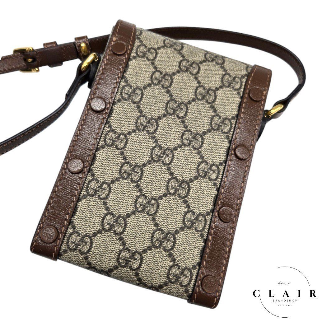 GUCCI★ホースビット 1955 ミニバッグ スマホバッグ★即納 GUCCI☆グッチ ホースビット1955 ミニバッグ フォンケース☆即納