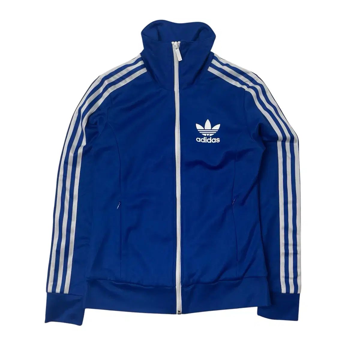 adidas アディダス ヨーロッパ ジャージ トラックトップス 青 90