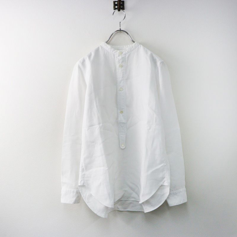 オールドマンズテーラー R&D.M.Co- リネン バンドカラー プル