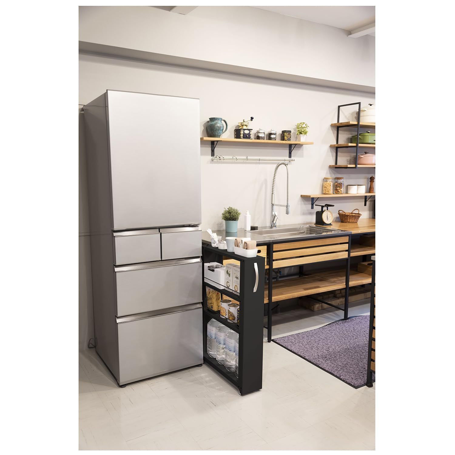 トールワゴン Ｌow150 ブラックNWL-150K