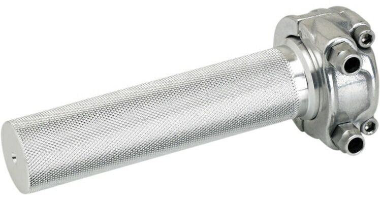 WHISKEY スロットルアッセンブリー デュアルケーブル ポリッシュ