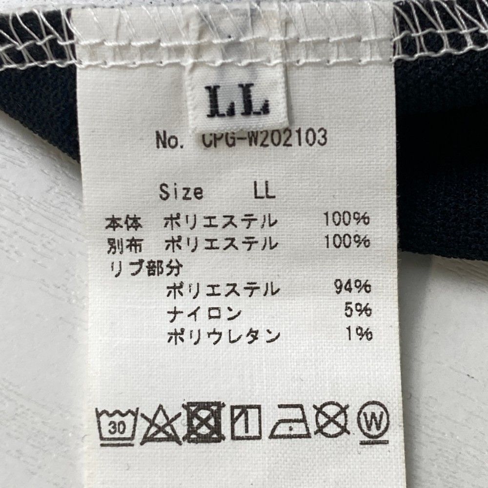 CPG GOLF シーピージーゴルフ ハーフジップ ノースリーブポロ