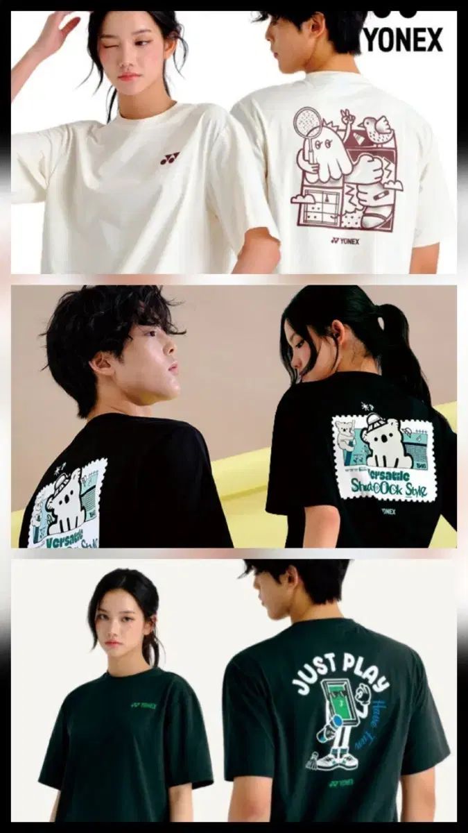 YONEX ヨネックス 25年 機能性 コットンライク オーバーサイズ 100 105