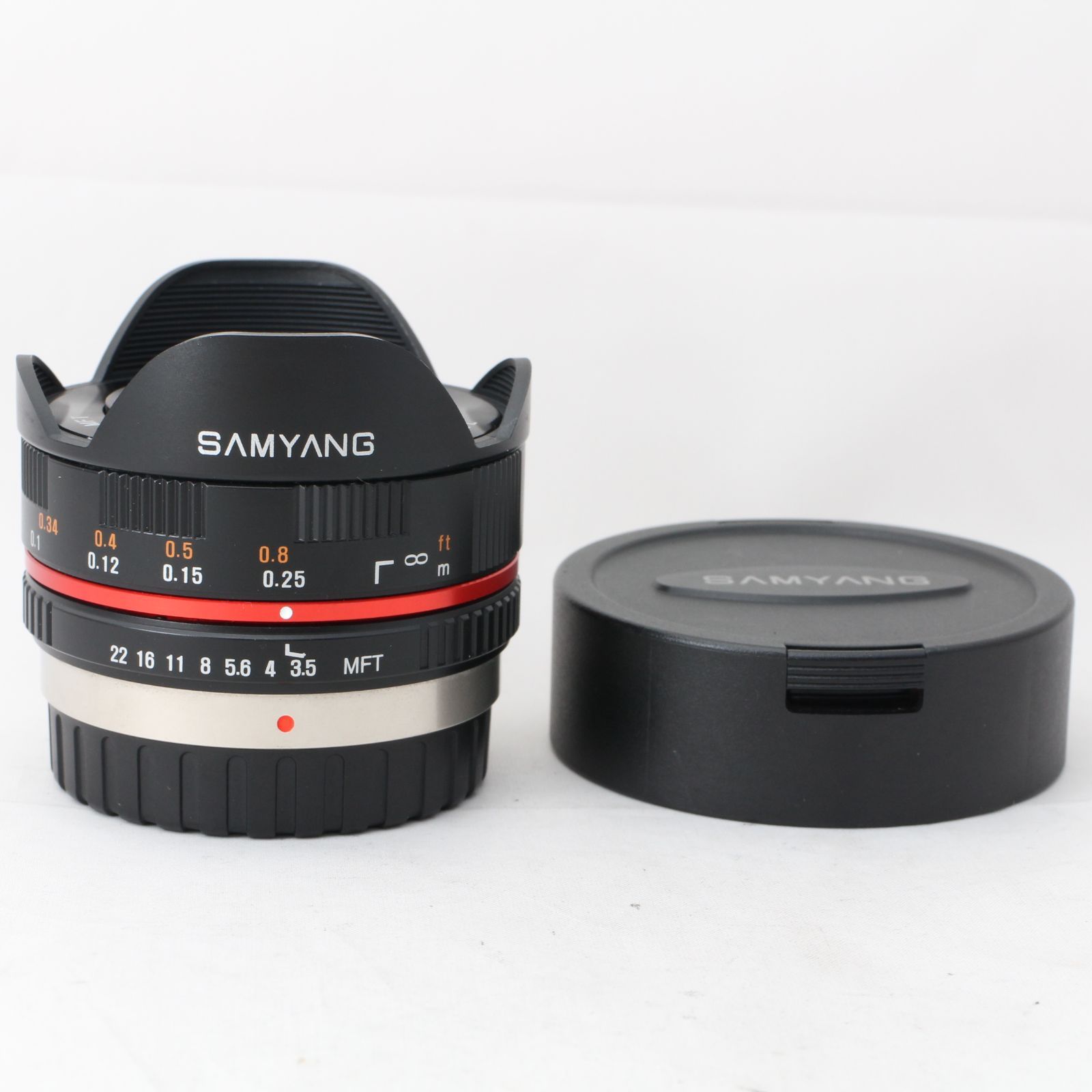 ☆美品☆ SAMYANG 単焦点魚眼レンズ 7.5mm F3.5 UMC Fish-eye フィッシュアイ マイクロフォーサーズ用 ブラック サムヤン  #2363 - メルカリ