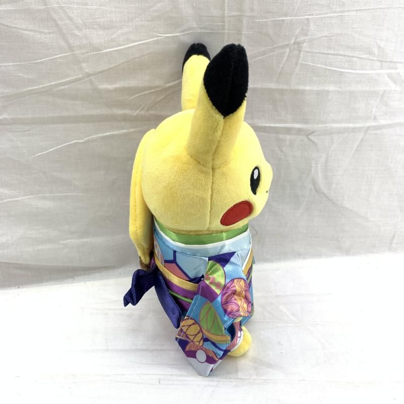 中古】ポケモンセンターカナザワ限定 加賀着物のピカチュウ ぬいぐるみ