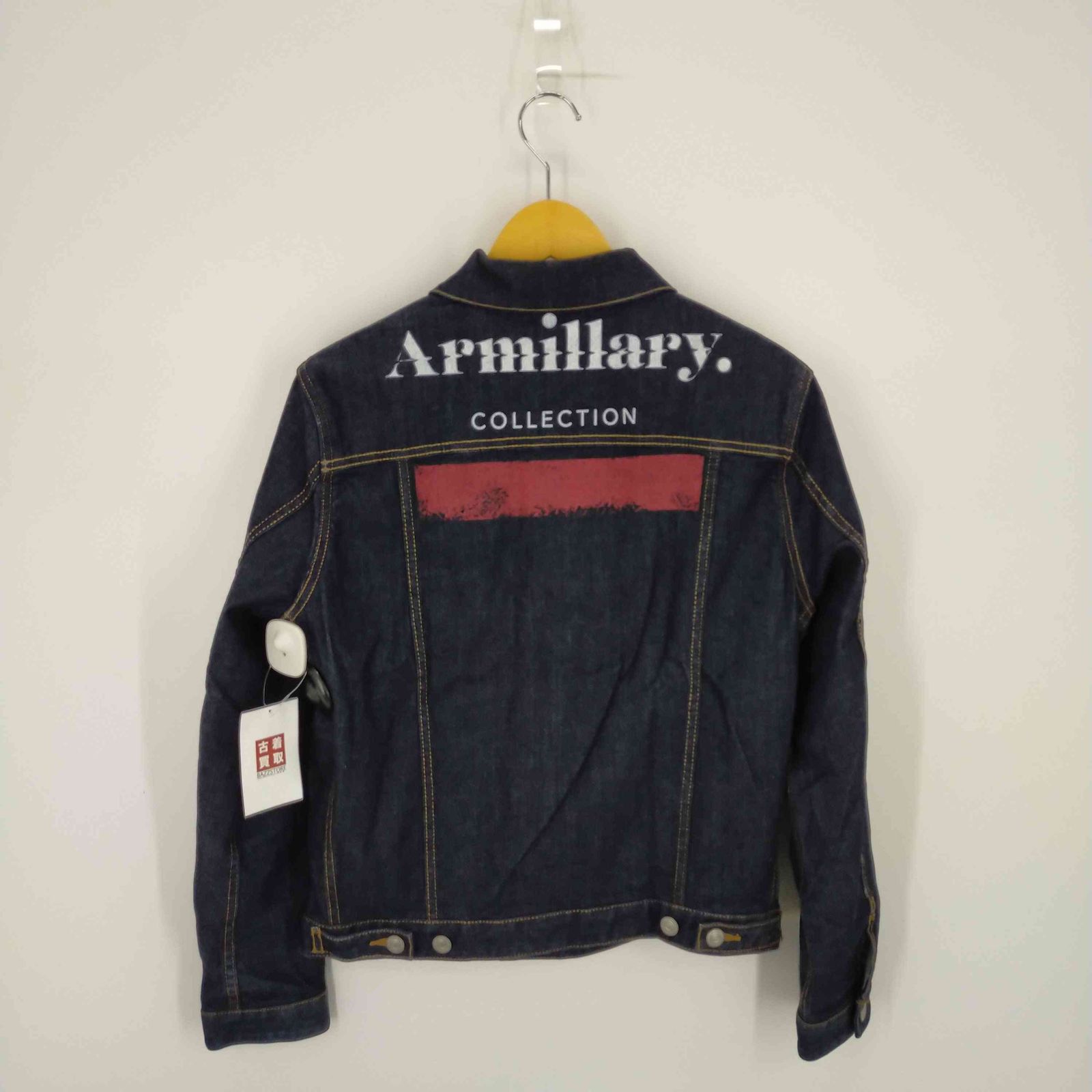 アーミラリ Armillary. ロゴペイントデニムジャケット メンズ JPN：1 