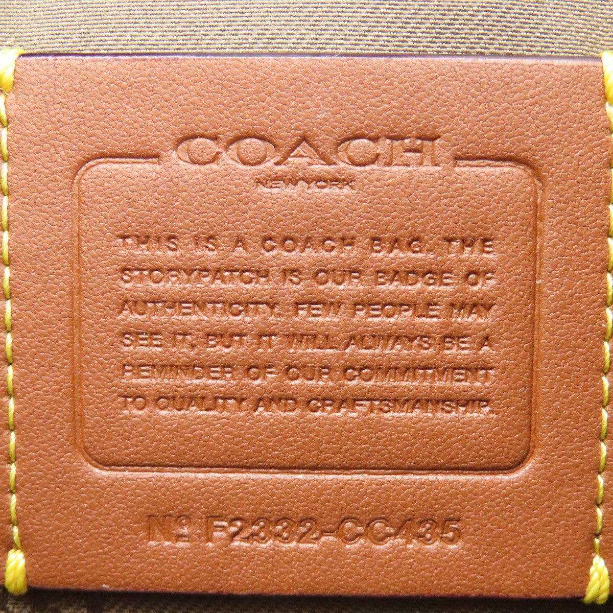 COACH コーチ CC435 2WAY トートバッグ レザー レディース