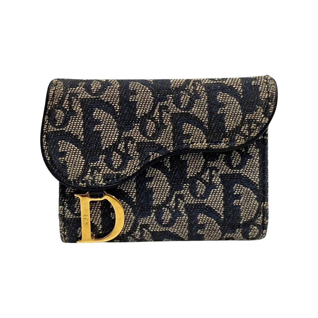 極美品 Christian Dior カードケース 名刺入れ トロッター 金具