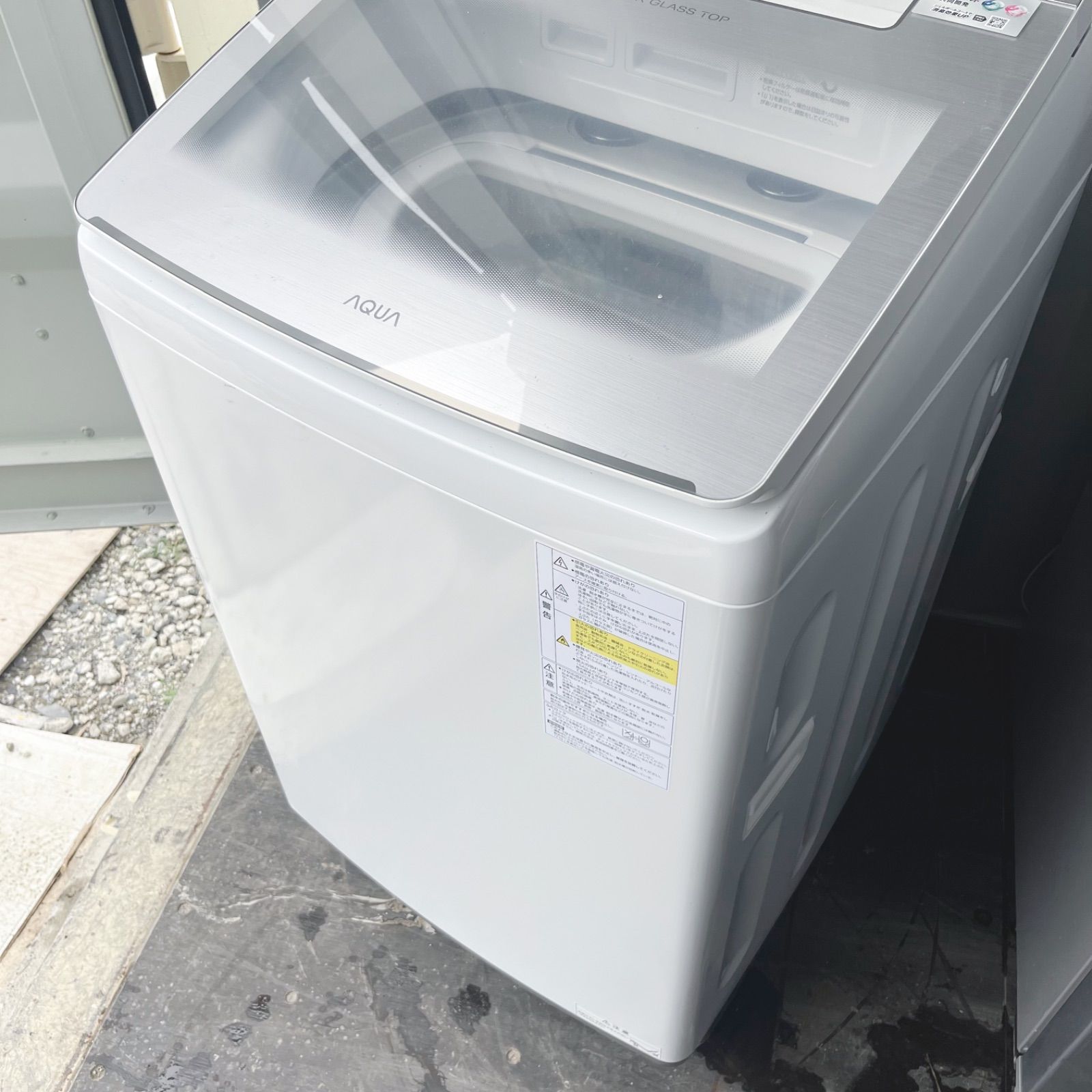 8取付無料！AQUA熱乾燥搭載！高性能スタイリッシュシルバー10kg洗濯機！ 8取付無料！AQUA熱乾燥搭載！高性能スタイリッシュシルバー10kg洗濯機