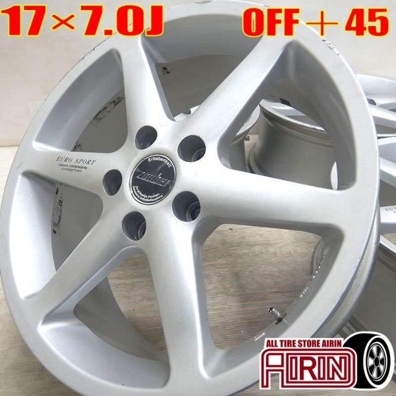 タイヤ、ホイール ザウバー 17インチ 8J 9J 114.3 5穴 4本セット