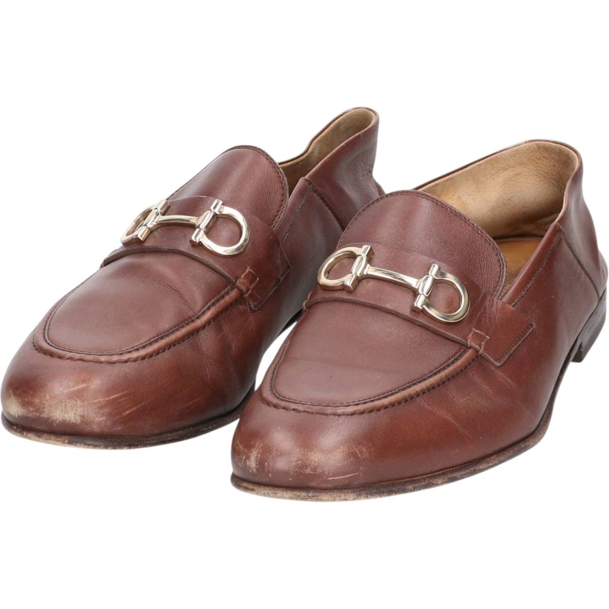 古着 フェラガモ Salvatore Ferragamo ビットローファー イタリア製 9 1|2 メンズ27.5cm相当|saa014378