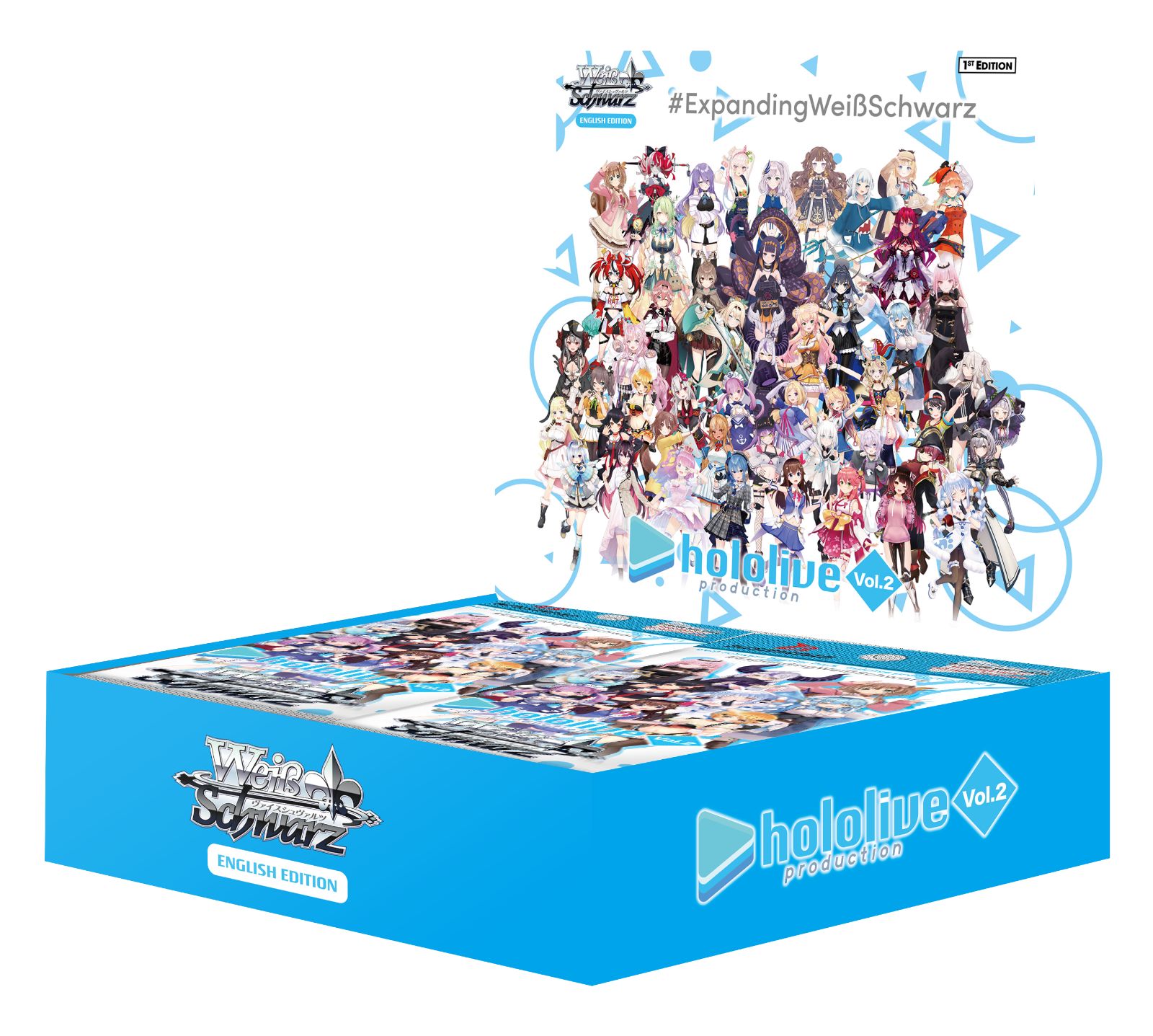 ヴァイスシュヴァルツ ホロライブ Vol.1 シュリンク付 未開封1box トレーディングカード 【新品未開封】英語版 ヴァイスシュヴァルツ