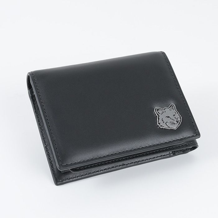 MAISON KITSUNE メゾン キツネ 財布 フォックスヘッド トリフォルド