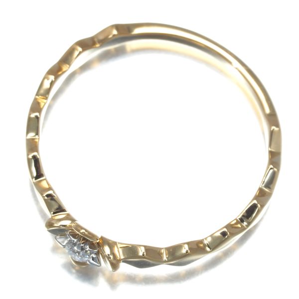 スタージュエリー K18YG ダイヤモンドリング D:0.03ct スタージュエリー リング ダイヤ ダイヤモンド 0.03ct スター 11