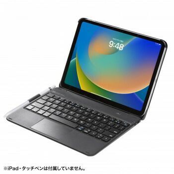 サンワサプライ 10.9インチiPad ケース付きキーボード タッチパッド内蔵 SKB-BTIPAD3BK