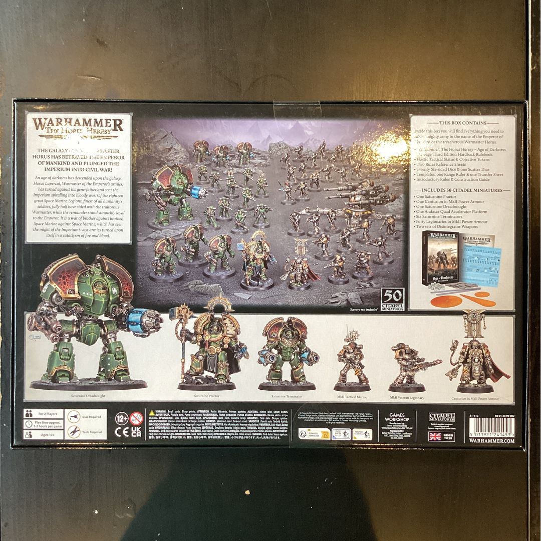 エイジ・オヴ・ダークネス サターナイン 英語版 Warhammer: The Horus