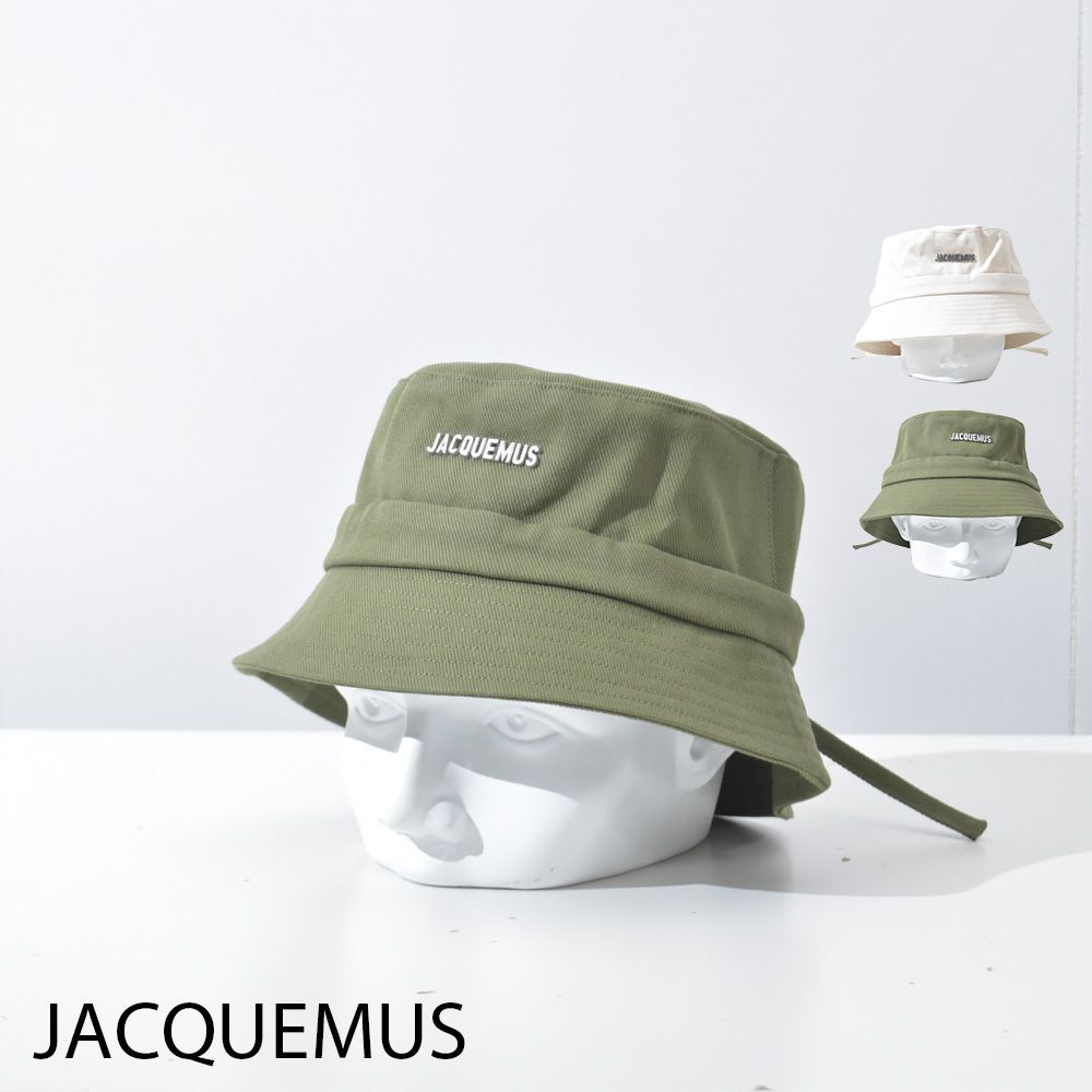 JACQUEMUS ジャックムス オフホワイト バケットハット 56 - 帽子