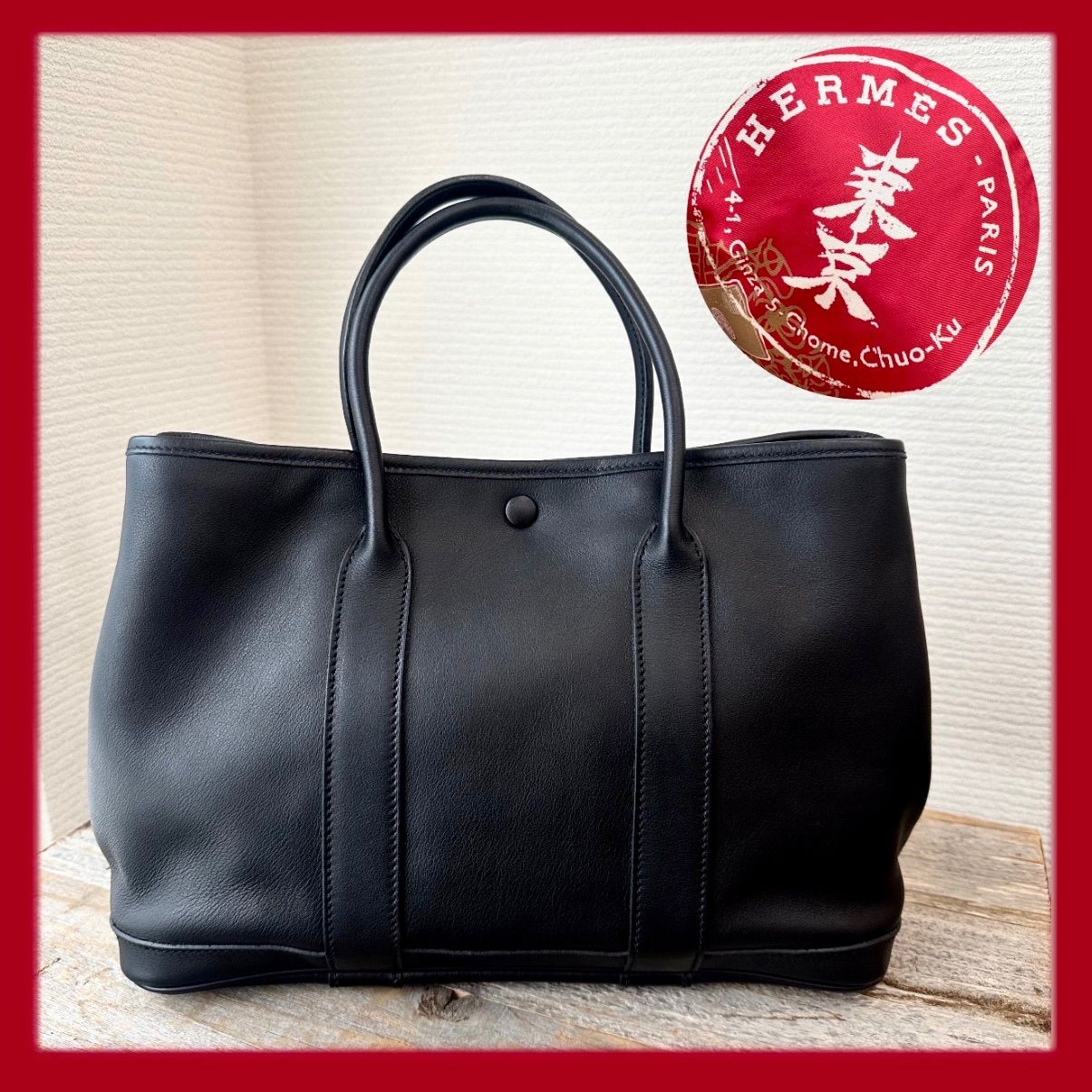 【美品】エルメス ガーデンパーティTPM 2006 銀座限定 J刻印 2006年銀座限定 希少 美品 HERMES ガーデンパーティTPM - メルカリ