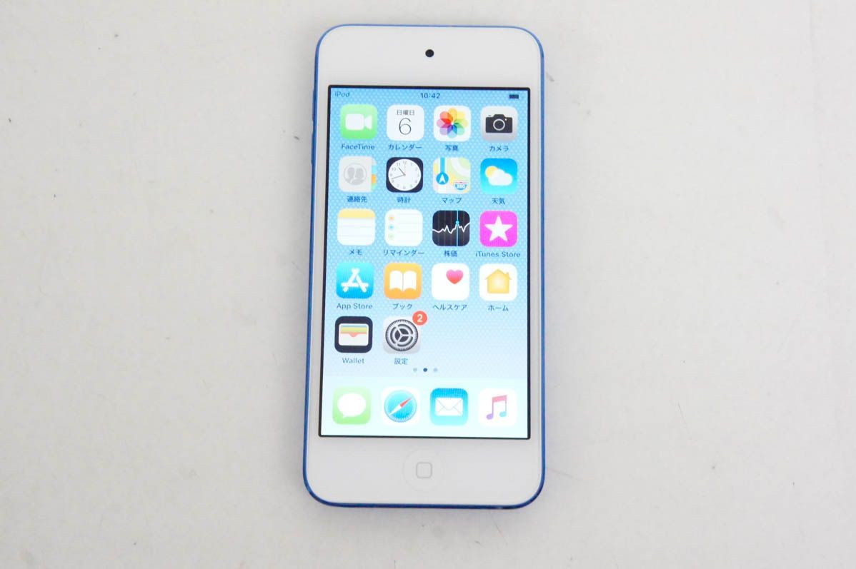 中古】Appleアップル 第6世代 iPod touch 16GB MKH22J/A ブルー - メルカリ