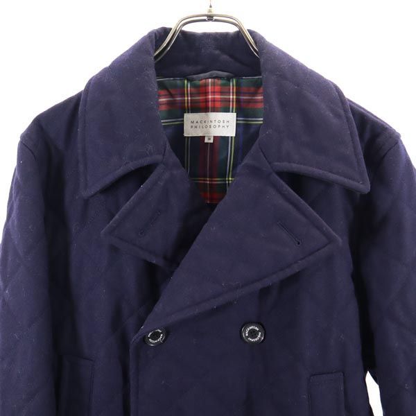 【美品】定番 マッキントッシュ フィロソフィー キルティングコート 38♡ WEB限＆一部店舗限定定】ノーカラーキルティングロングコート