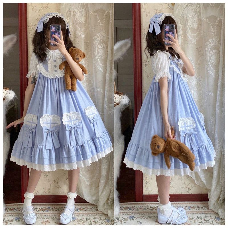 ロリータワンピース ロリータ 可愛い 女の子 大きいサイズ