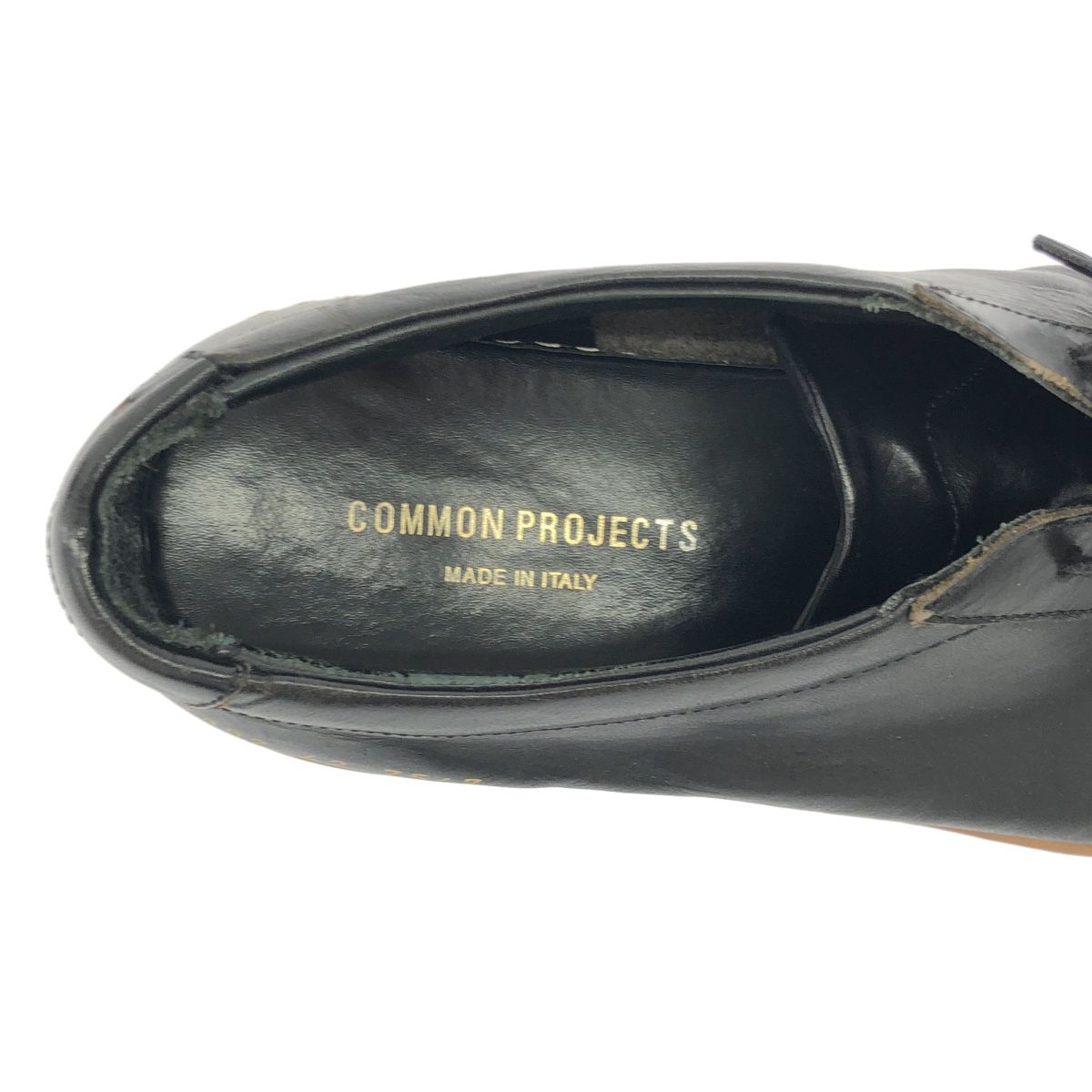 COMMON PROJECTS ブラックレザー スニーカー COMMON PROJECTS Original Achilles Leather Sneakers for Men