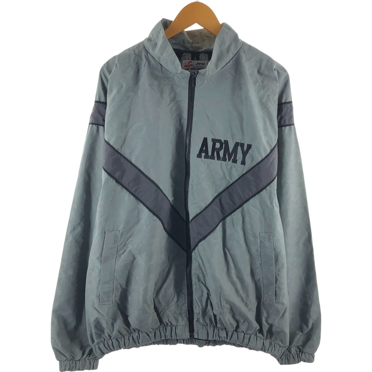 古着 米軍実品 U.S.ARMY IPFU トレーニングジャケット ACU デジタルカモ 迷彩柄 ナイロンジャケット USA製 LARGE/LONG/eaa514942