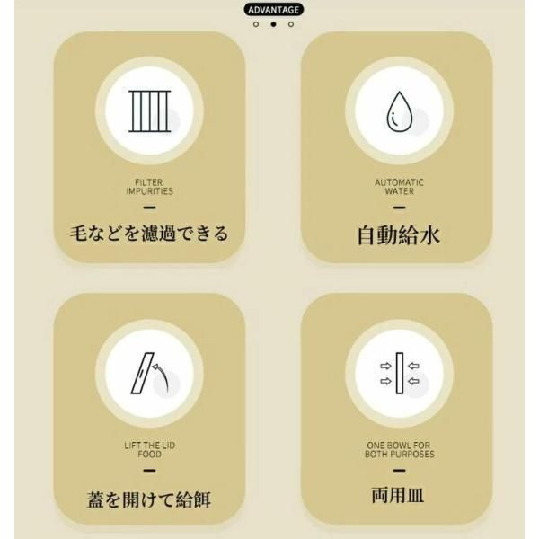 ペット 自動給餌器 自動給水器 一体型 猫 犬用 給餌器 餌やり 餌入れ 餌やり機 給水器 水飲み ステンレス製ボウル付き