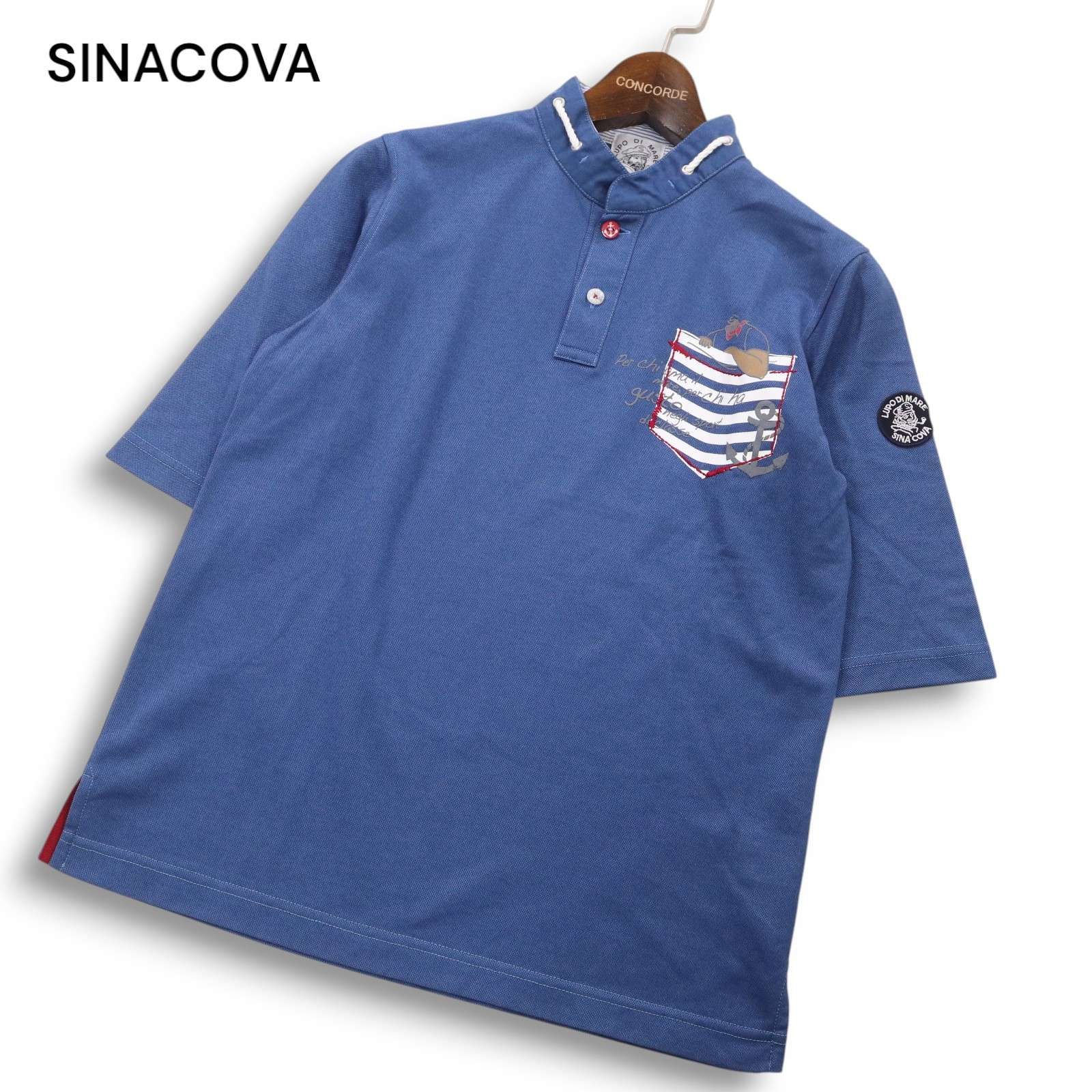 【未使用/保管品】シナコバ 半袖 ポロシャツ PORTOFINO 刺繍ロゴ XL メンズ】半袖ポロシャツ – SINA COVA